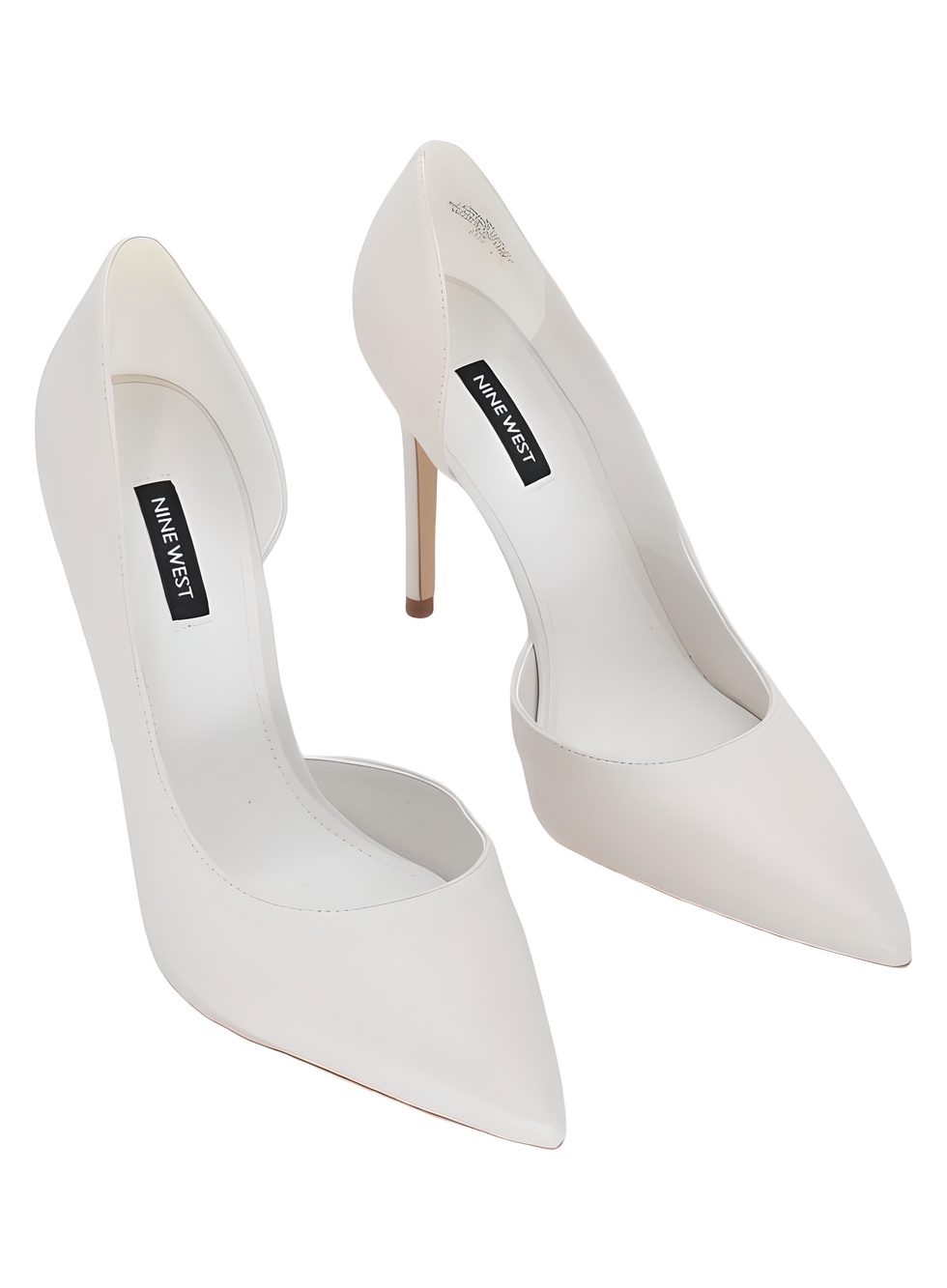 Nine West Folowe Ivory Cream Leather Pointed Toe d'Orsay Size 9M